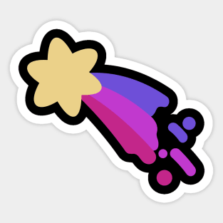 Shooting star Sticker